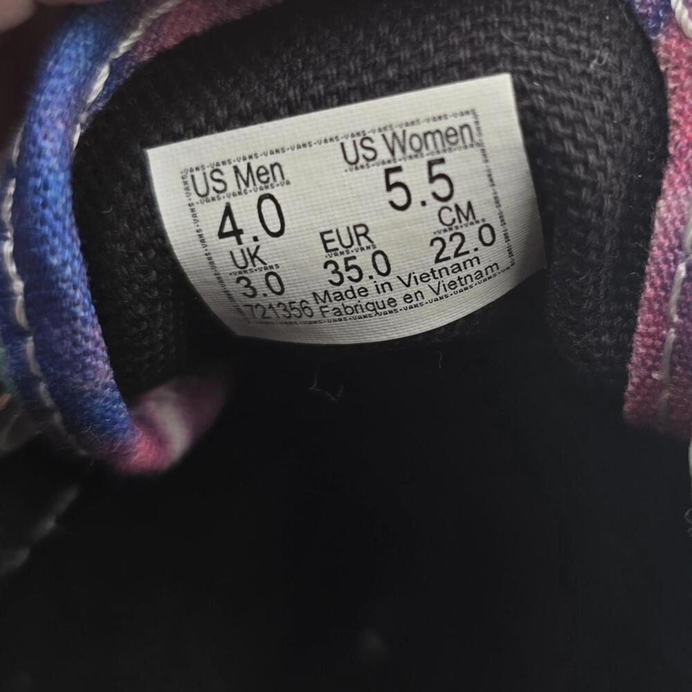 Vans Authentic Tie-Die sneakers Size woman's 5.5 - Picture 3 of 7
